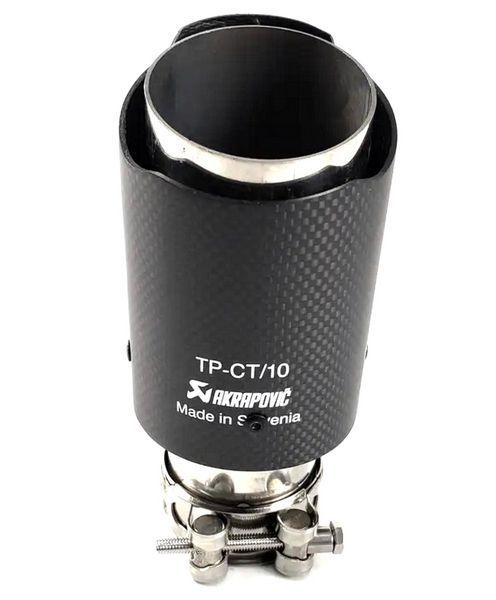 Насадки на вихлопні труби akrapovic 54m ( матовий карбон) WH-0302-76 фото