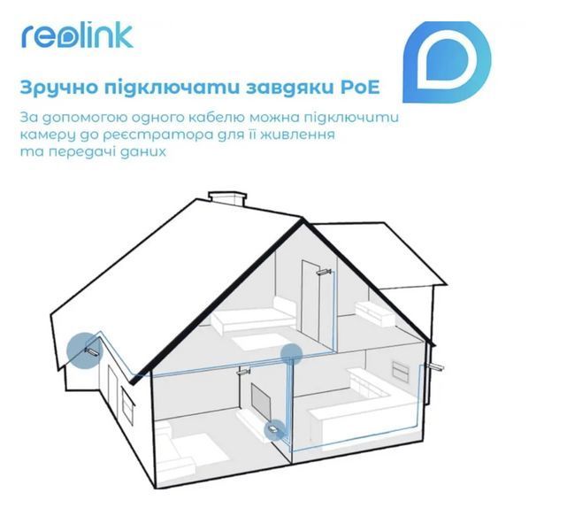 Відеореєстратор Reolink 8-канальний PoE RLN8-410 RLN8-410 фото