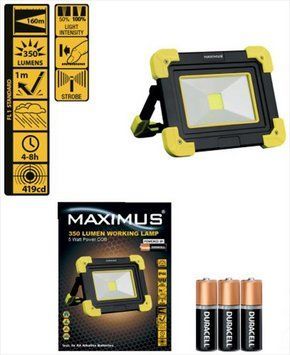 MAXIMUS LED ЛАМПА 5W 350LM 3 X AA 350L фото